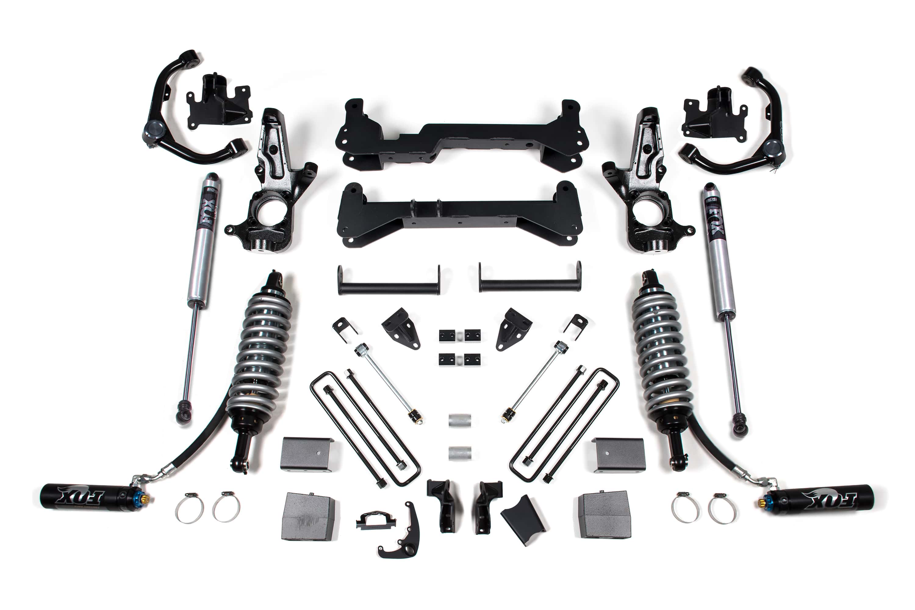 BDS Suspension NA BDS Suspension 149FDSC - 7 Inch Lift Kit FOX 2.5 Coil-Over Conversion Silverado/Sierra 2500HD 01-10 2WD Carrier Above Crossmember Fox 2.5 Performance Shocks