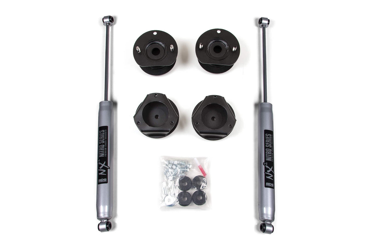 BDS Suspension NA BDS Suspension 168H - 2 Inch Lift Kit Chevy Trailblazer or GMC Envoy 02-09 NX2 Nitro Shocks