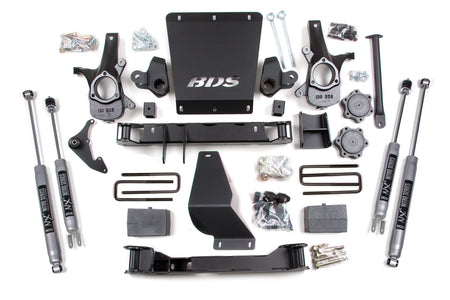 BDS Suspension NA BDS Suspension 182FS - 4.5 Inch Lift Kit Silverado/Sierra 1500 99-06 4WD Leaf Springs Fox 2.0 Performance