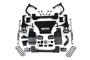 BDS Suspension NA BDS Suspension 1800FSR - 4 Inch Lift Kit Silverado/Sierra 1500 19-24 4WD Gas Fox 2.0 Performance