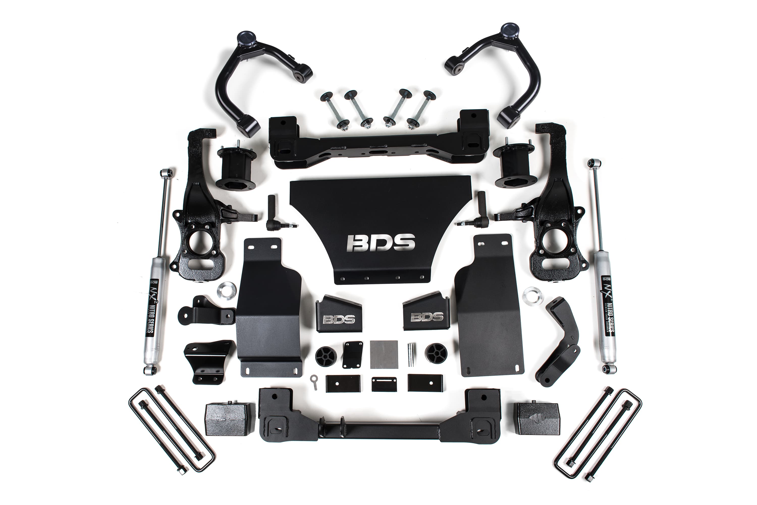 BDS Suspension NA BDS Suspension 1800FSR - 4 Inch Lift Kit Silverado/Sierra 1500 19-24 4WD Gas Fox 2.0 Performance