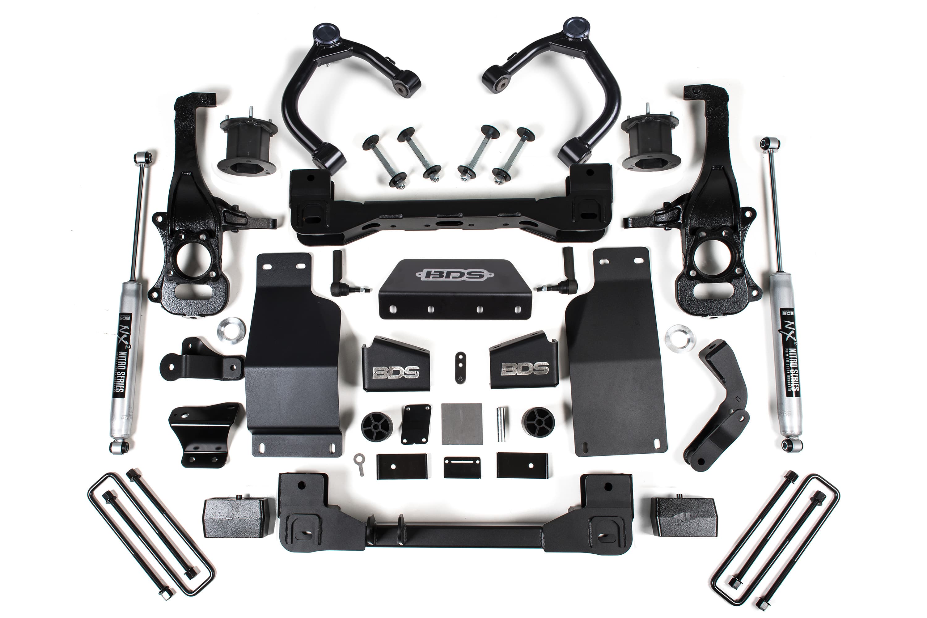 BDS Suspension NA BDS Suspension 1802FSR - 4 Inch Lift Kit Silverado/Sierra 1500 19-24 4WD Diesel Fox 2.0 Performance