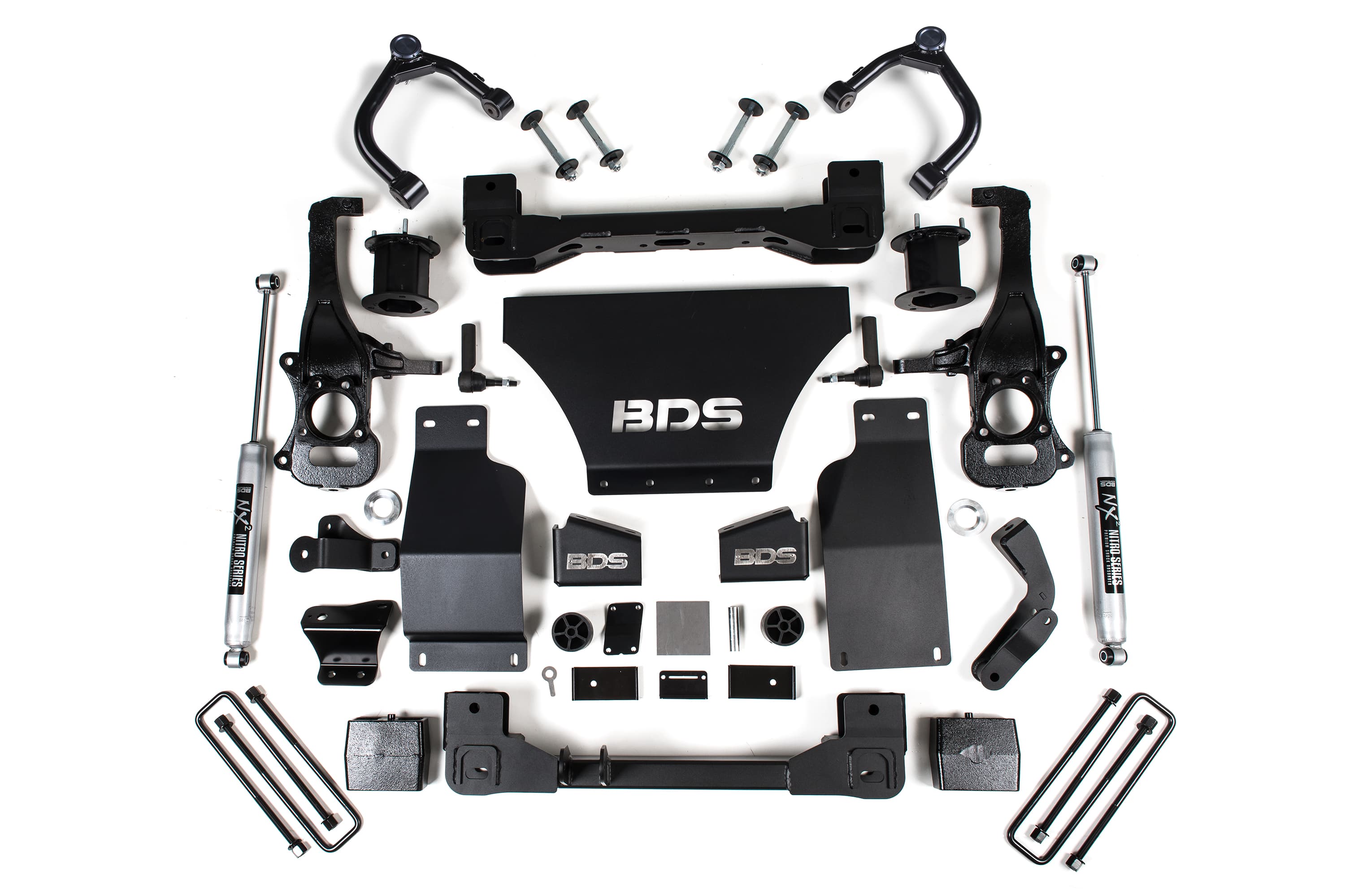 BDS Suspension NA BDS Suspension 1805FS - 4 Inch Lift Kit Chevy Trail Boss or GMC AT4 1500 19-24 4WD Gas Fox 2.0 Performance Shocks