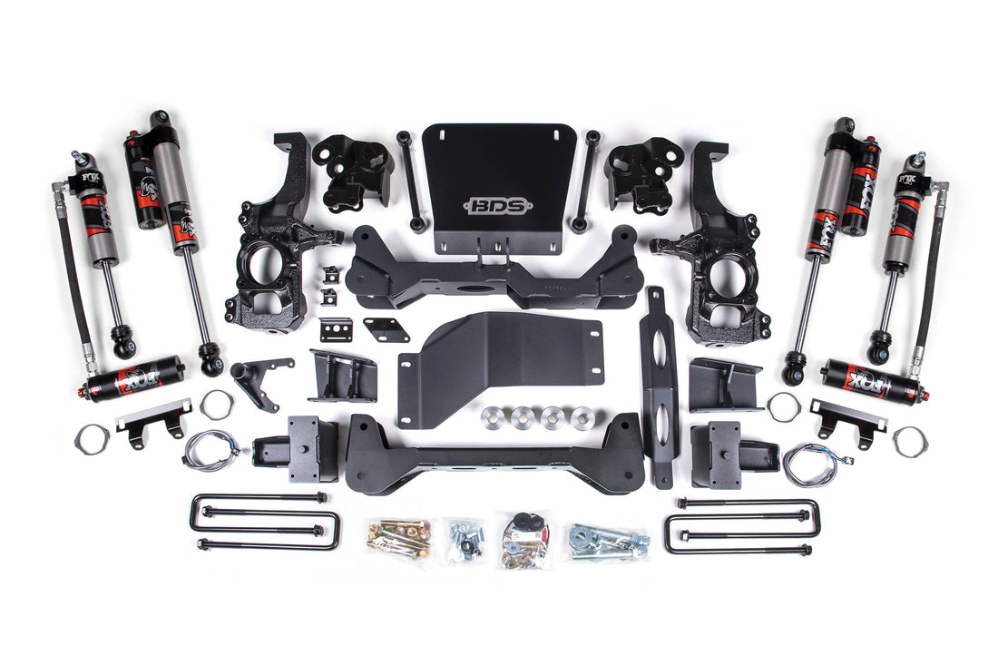 BDS Suspension NA BDS Suspension 1822FPE - 5 Inch Lift Kit FOX Performance Elite Silverado/Sierra 2500HD/3500HD 20-24 4WD 5 Inch Block Without Overload