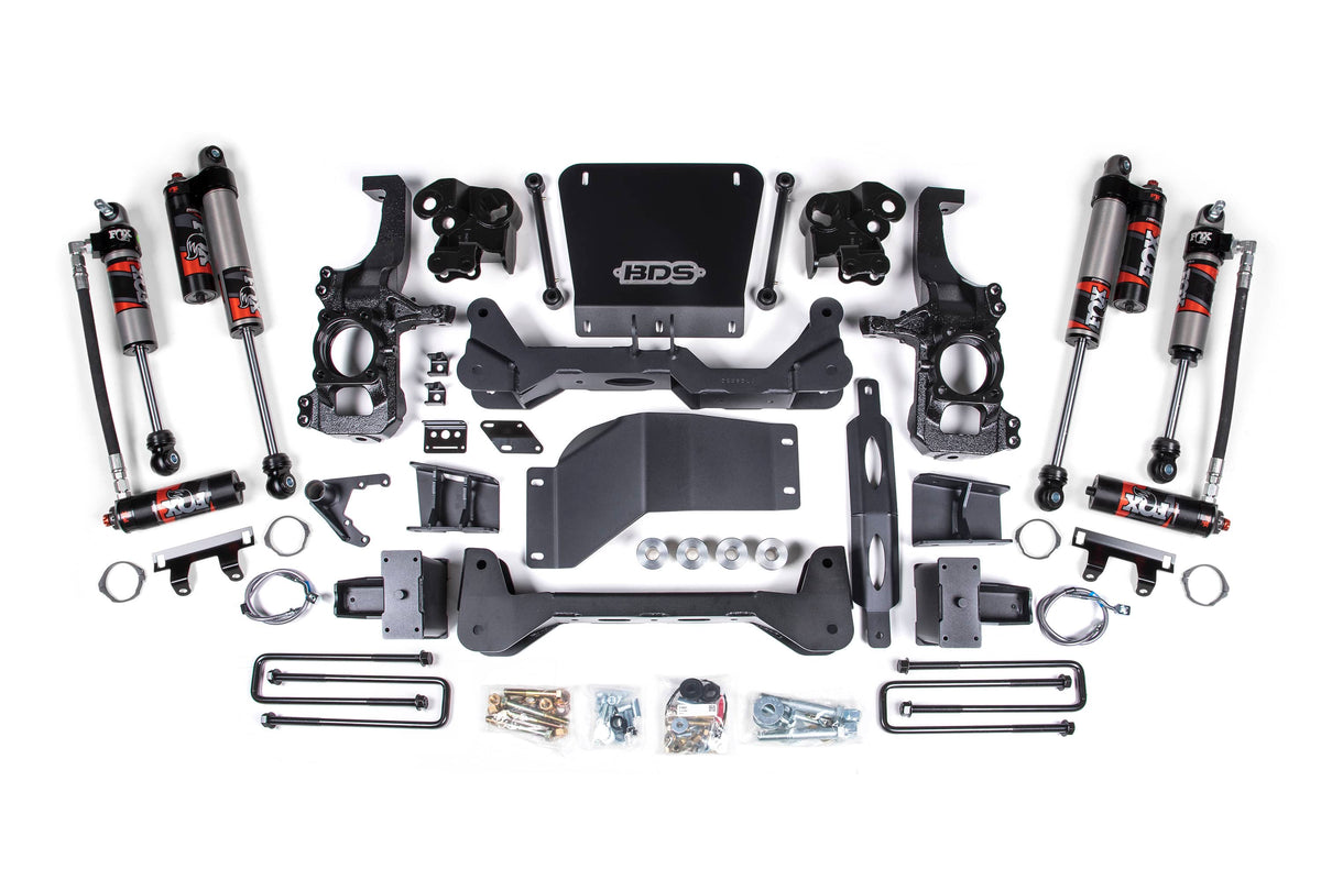 BDS Suspension NA BDS Suspension 1822FPE - 5 Inch Lift Kit FOX Performance Elite Silverado/Sierra 2500HD/3500HD 20-24 4WD 5 Inch Block Without Overload