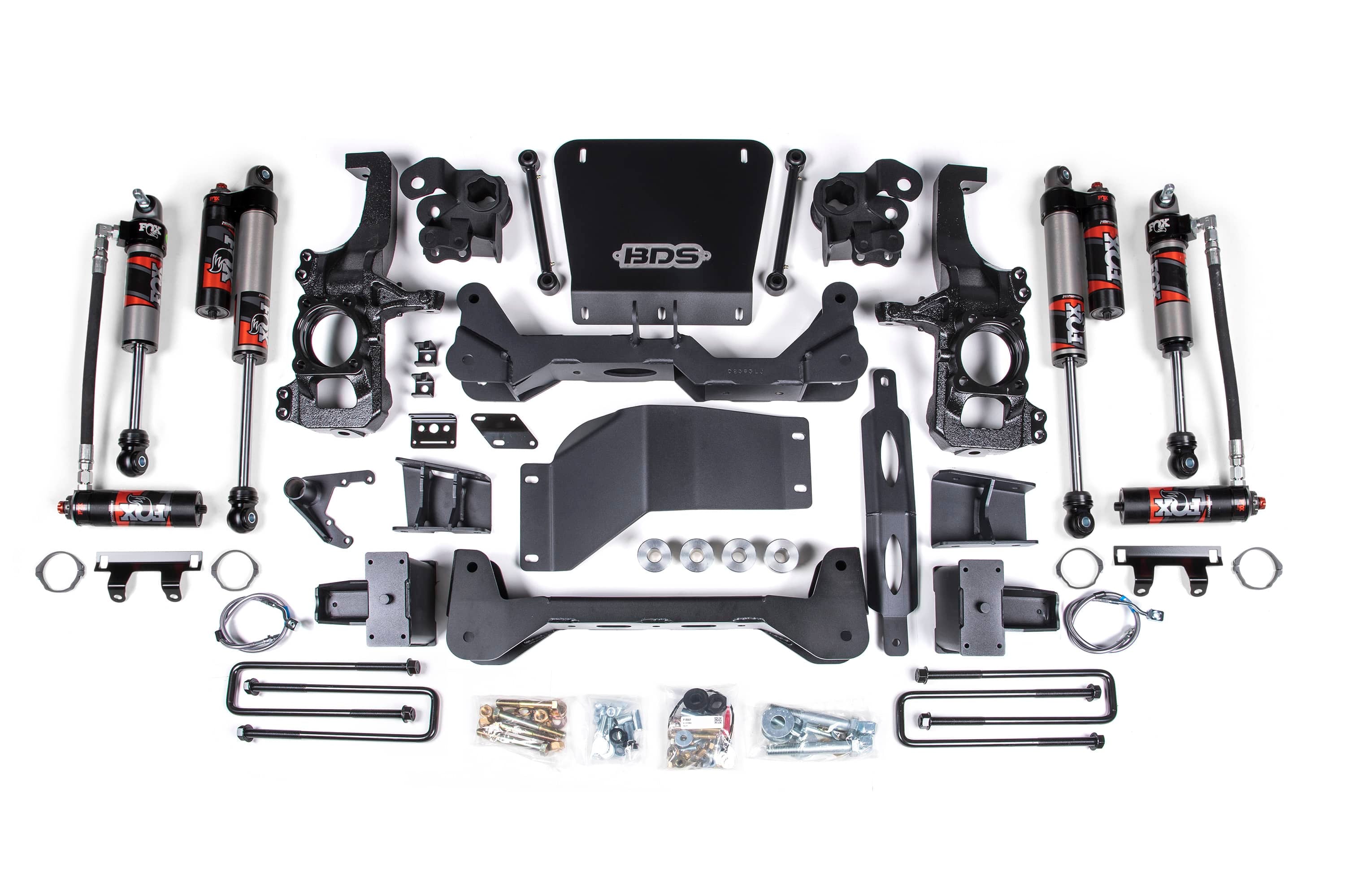 BDS Suspension NA BDS Suspension 1825FPE - 6.5 Inch Lift Kit FOX Performance Elite Silverado/Sierra 2500HD/3500HD 20-24 4WD 6 Inch Block Kit With Overload