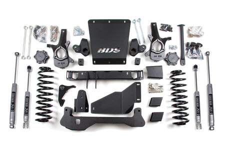 BDS Suspension NA BDS Suspension 183H - 6 Inch Lift Kit Chevy/GMC Avalanche Surburban Tahoe or Yukon 1500 00-06 4WD NX2 Nitro