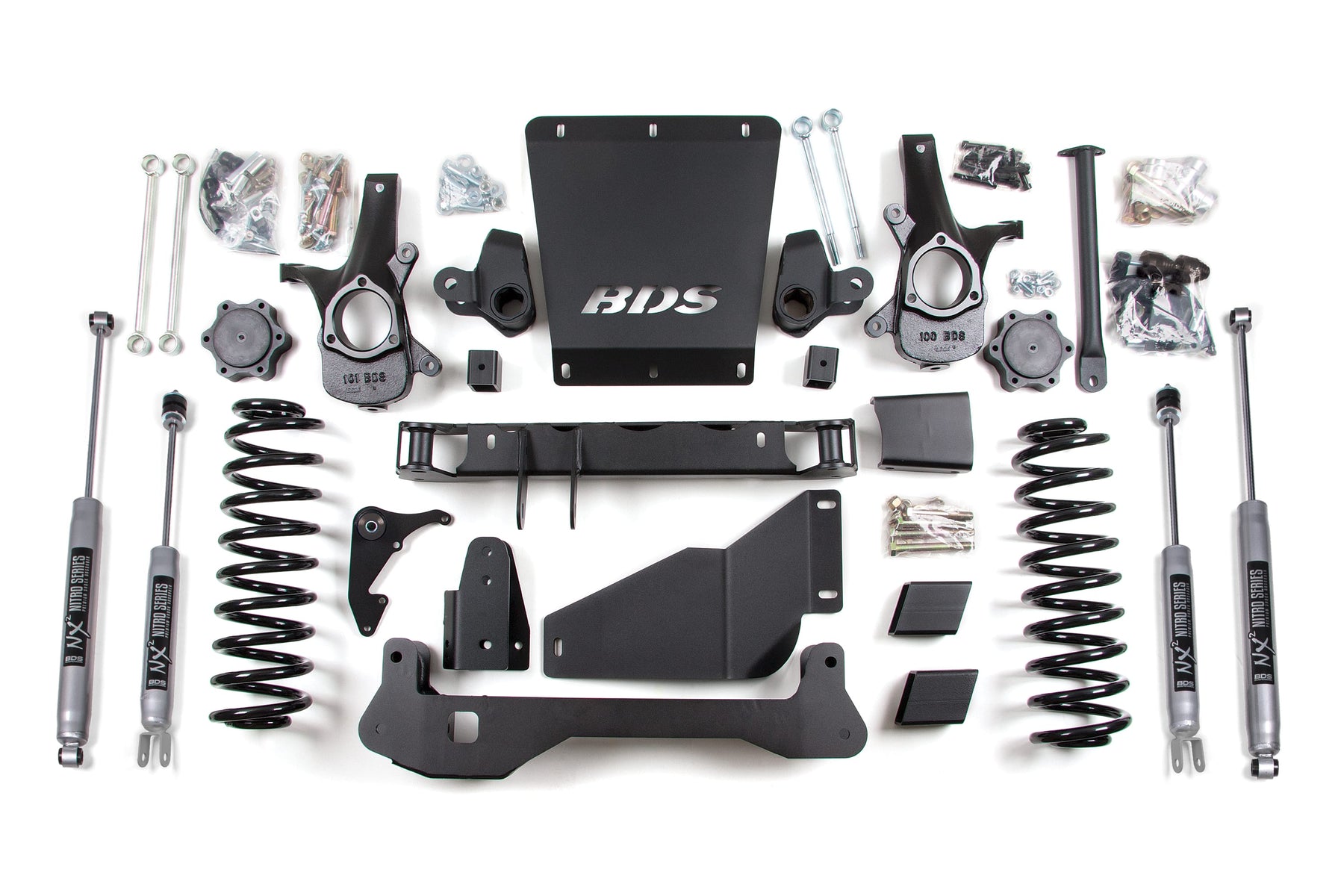 BDS Suspension NA BDS Suspension 1816H - 6 Inch Lift Kit Chevy/GMC Avalanche Surburban Tahoe or Yukon 1500 00-06 4WD Auto Ride Equipped