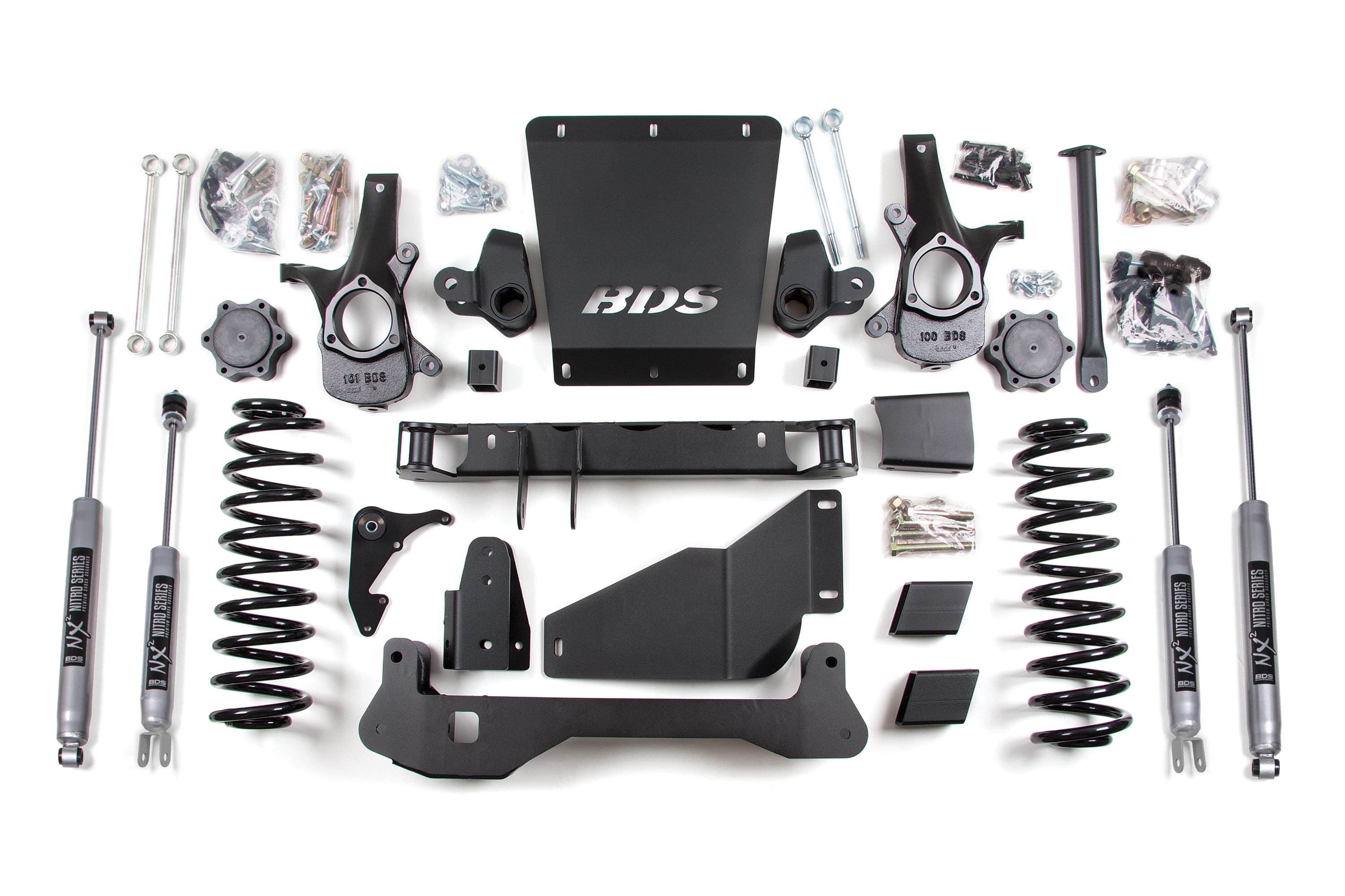 BDS Suspension NA BDS Suspension 183FS - 6 Inch Lift Kit Chevy/GMC Avalanche Surburban Tahoe or Yukon 1500 00-06 4WD Fox 2.0 Performance