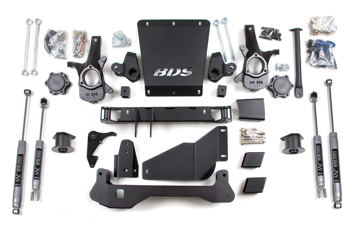 BDS Suspension NA BDS Suspension 1815H - 4 Inch Lift Kit Avalanche Surburban Tahoe or Yukon 1500 00-06 4WD Auto Ride Equipped