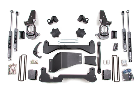 BDS Suspension NA BDS Suspension 192H - 4.5 Inch Lift Kit Silverado/Sierra 2500HD/3500 01-10 SRW 4WD Standard Knuckle NX2 Nitro