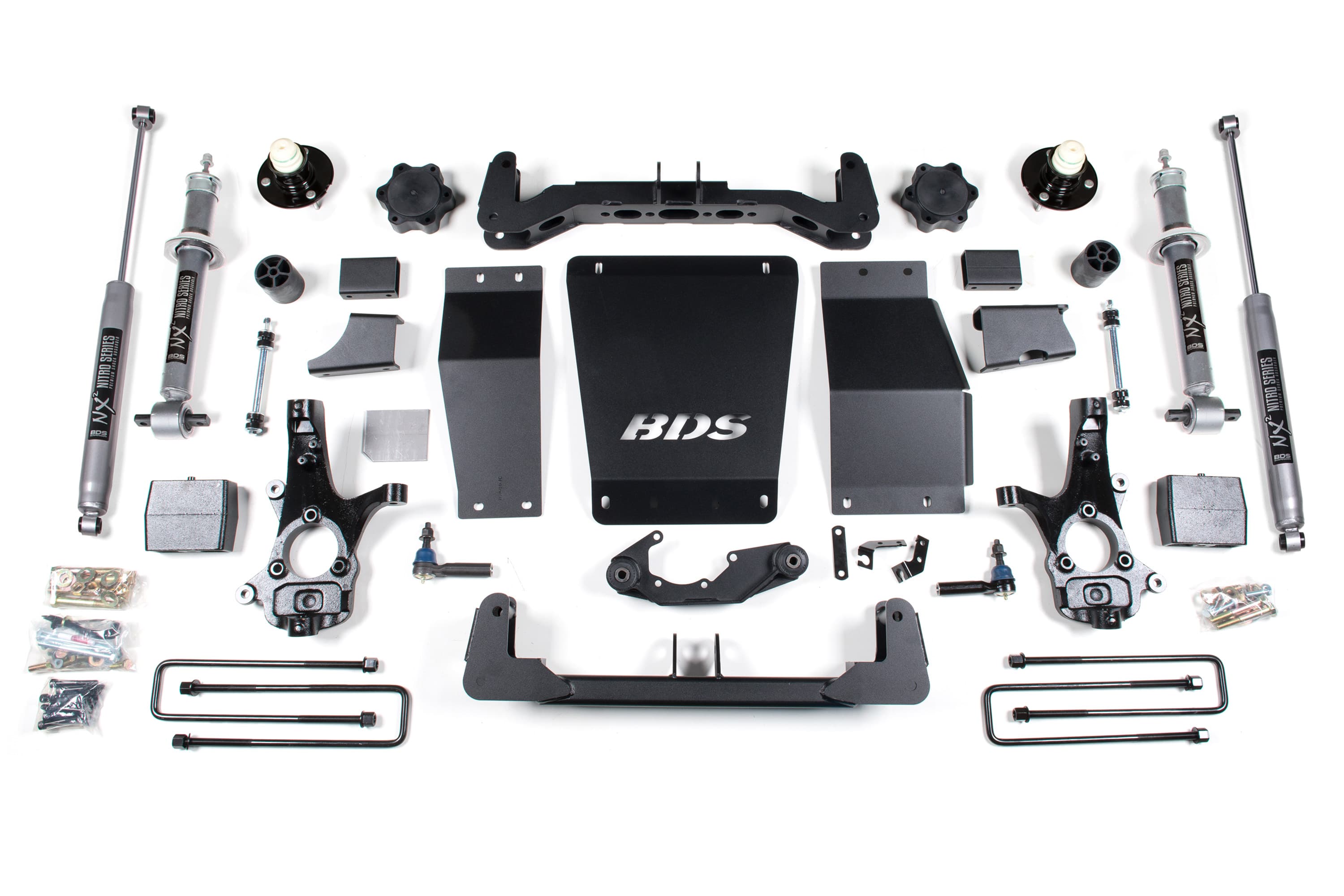 BDS Suspension NA BDS Suspension 718FS - 6 Inch Lift Kit Silverado/Sierra 1500 14-18 4WD Aluminum / Stamped Steel Control Arm Leaf Springs FOX 2.0 Performance