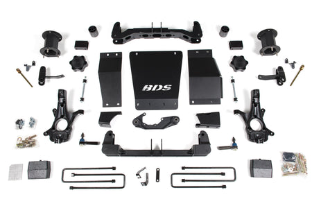 BDS Suspension NA BDS Suspension 726H - 6 Inch Lift Kit GMC Sierra 1500 14-18 4WD Magneride Equipped Aluminum / Stamped Steel Control Arm