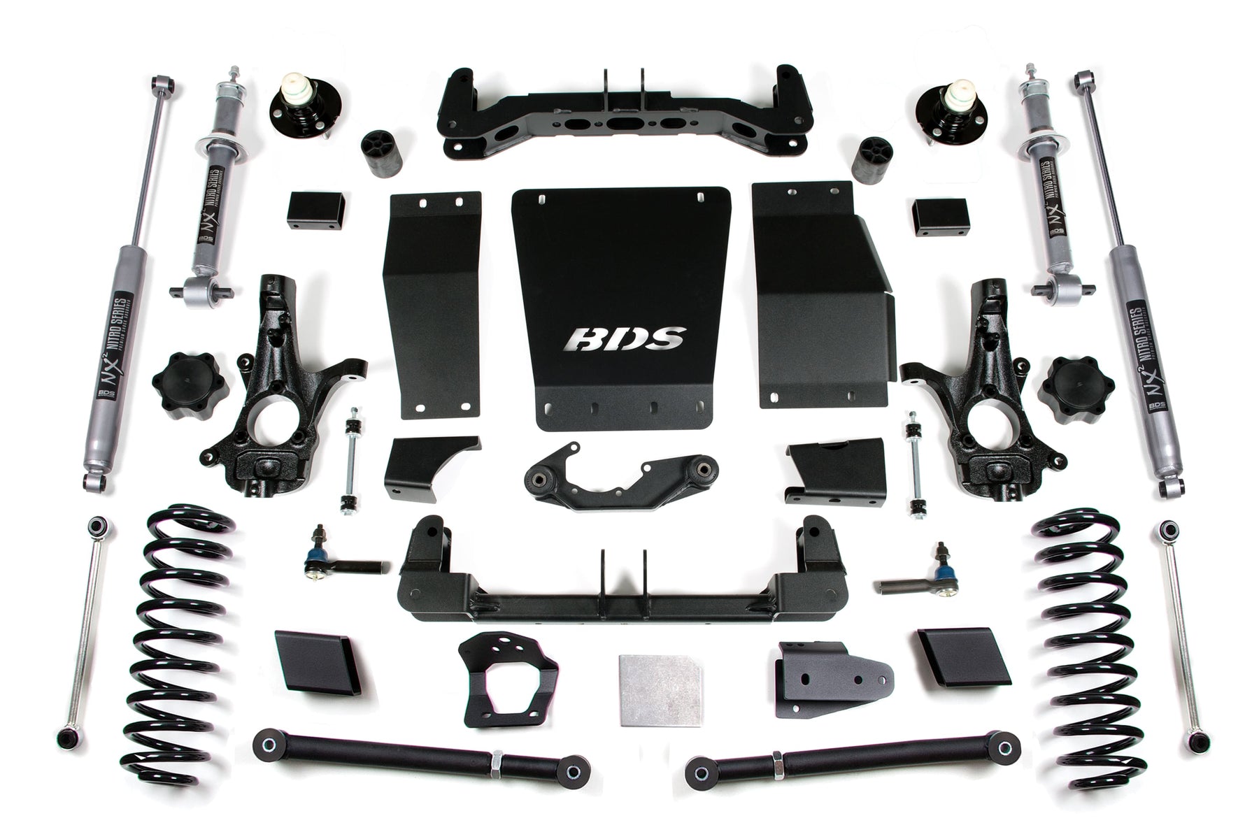 BDS Suspension NA BDS Suspension 731H - 6 Inch Lift Kit Chevy/GMC Suburban Tahoe Yukon/XL 1500 15-19 4WD Cast Steel NX2 Nitro