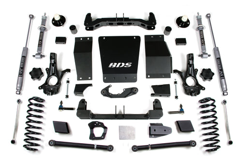BDS Suspension 731FS - 6 Inch Lift Kit Chevy/GMC Suburban Tahoe Yukon/XL 1500 15-19 4WD Cast Steel Fox 2.0 Performance