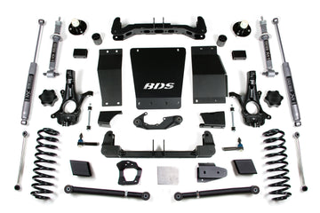 BDS Suspension NA BDS Suspension 732FS - 6 Inch Lift Kit Chevy/GMC Suburban Tahoe Yukon/XL 1500 15-19 4WD Aluminum / Stamped Steel Fox 2.0 Performance