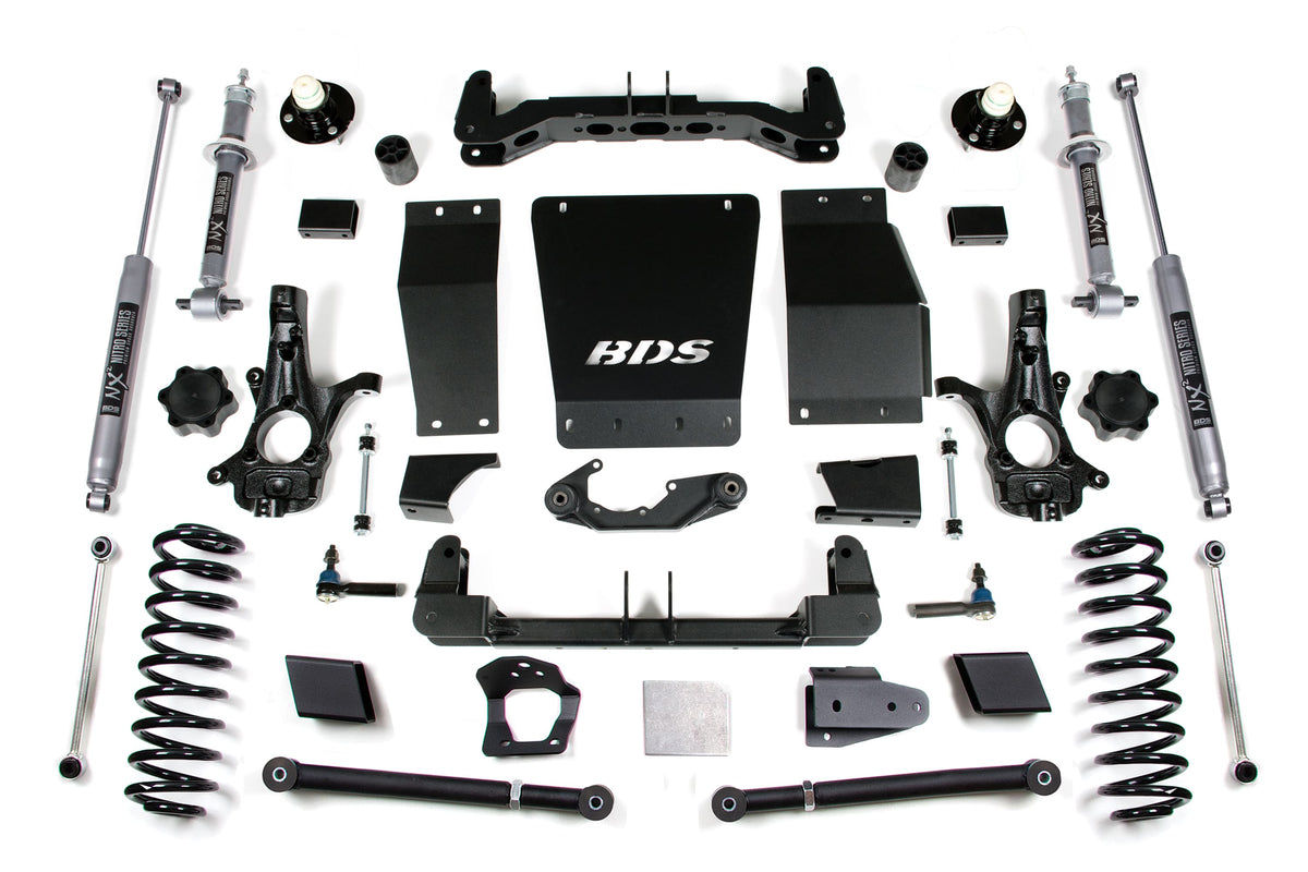 BDS Suspension NA BDS Suspension 732H - 6 Inch Lift Kit Chevy/GMC Suburban Tahoe Yukon/XL 1500 15-19 4WD Aluminum / Stamped Steel NX2 Nitro