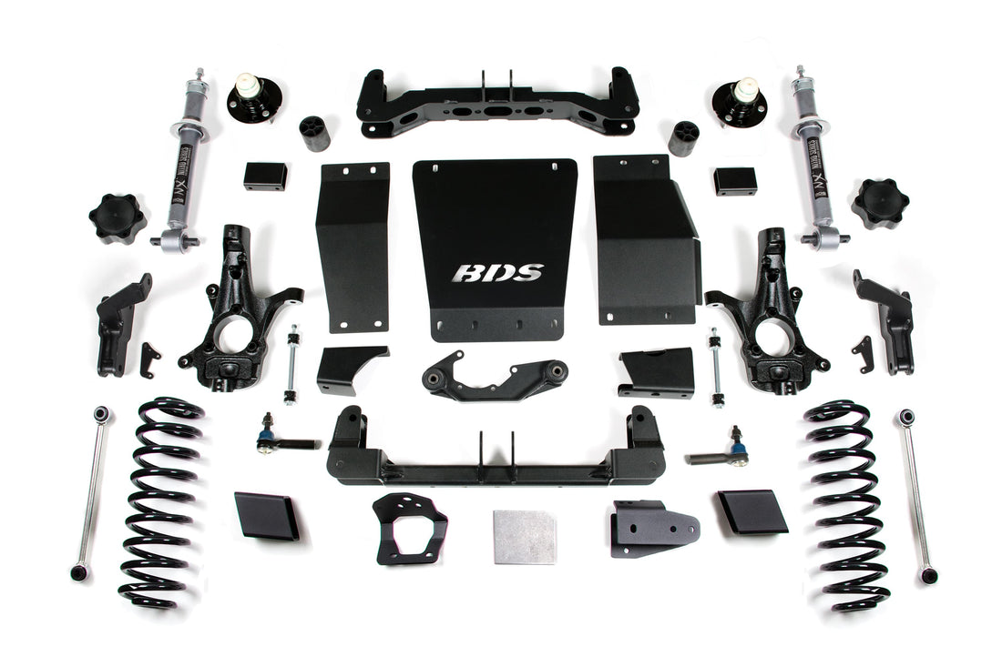 BDS Suspension NA BDS Suspension 736H - 6 Inch Lift Kit Chevy/GMC Suburban Tahoe Yukon/XL 1500 15-19 4WD Autoride Equipped Aluminum / Stamped Steel Control Arm