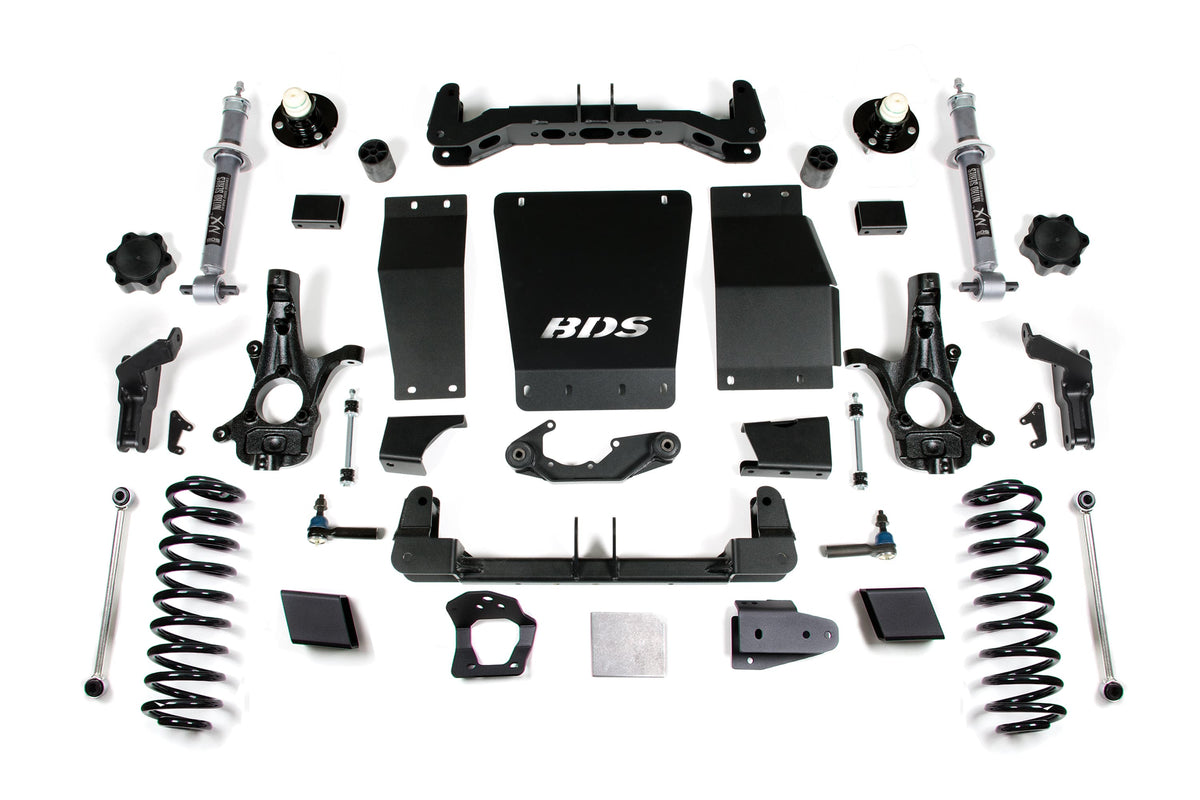 BDS Suspension NA BDS Suspension 737H - 6 Inch Lift Kit Chevy/GMC Suburban Tahoe Yukon/XL 1500 15-19 4WD Autoride Equipped Cast Steel Control Arm