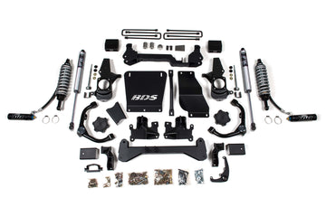 BDS Suspension NA BDS Suspension 738FDSC - 6.5 Inch Lift Kit FOX 2.5 Coil-Over Conversion Silverado/Sierra 2500HD/3500HD 01-10 Diesel Block Kit Fox 2.5 Performance Shocks