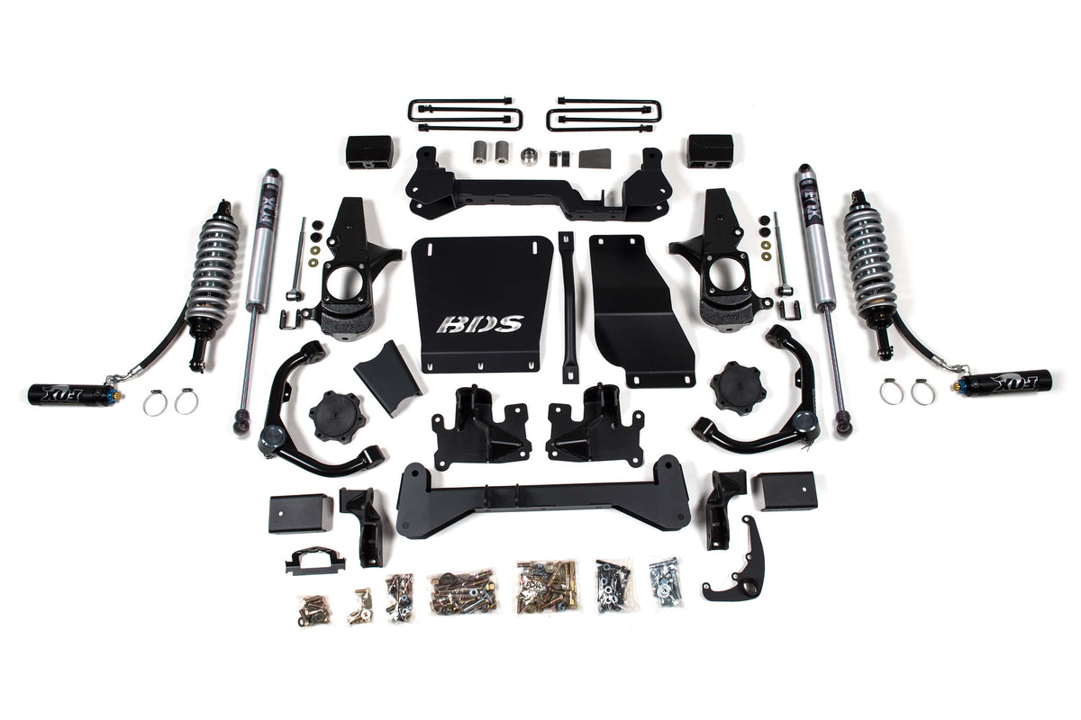 BDS Suspension NA BDS Suspension 740FDSC - 4.5 Inch Lift Kit FOX 2.5 Coil-Over Conversion Silverado/Sierra 2500HD/3500HD 01-10 Diesel Fox 2.5 Performance Shocks