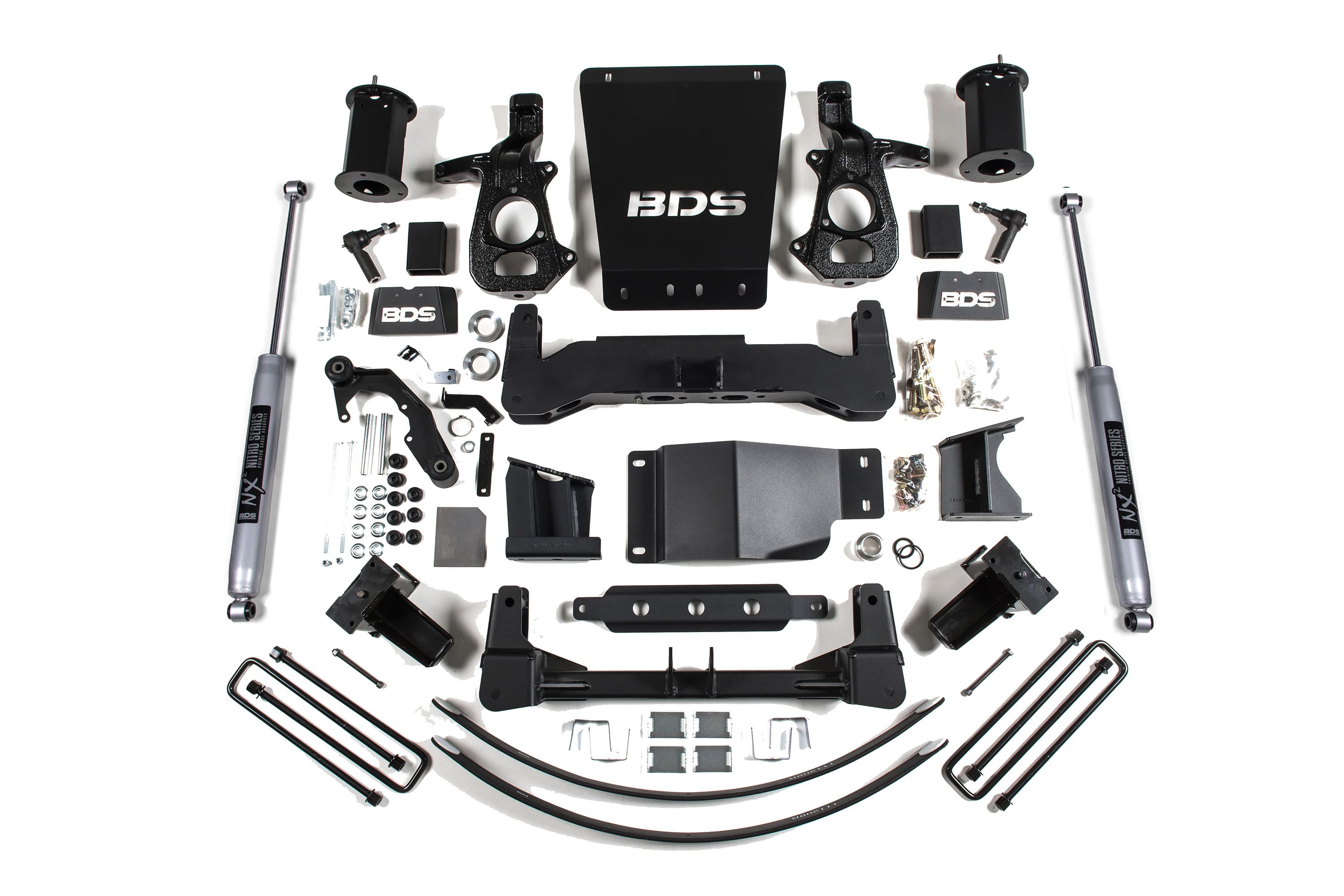 BDS Suspension NA BDS Suspension 743FS - 8 Inch Lift Kit Silverado/Sierra 1500 14-18 4WD Aluminum/Stamped Steel FOX 2.0 Performance