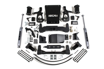 BDS Suspension NA BDS Suspension 743H - 8 Inch Lift Kit Silverado/Sierra 1500 14-18 4WD Aluminum / Stamped Steel NX2 Nitro