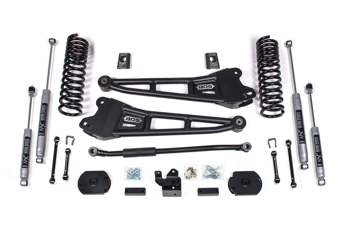 BDS Suspension NA BDS Suspension 1653H - 3 Inch Lift Kit w/ Radius Arm Ram 2500 19-24 4WD Diesel NX2 Nitro Shocks