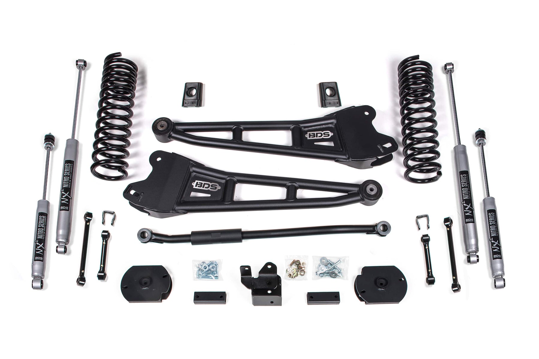 BDS Suspension NA BDS Suspension 1653FS - 3 Inch Lift Kit w/ Radius Arm Ram 2500 19-24 4WD Diesel Fox 2.0 Performance Shocks