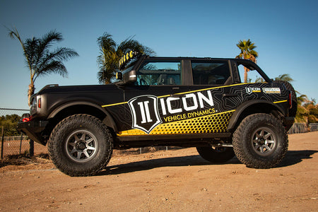 ICON Vehicle Dynamics 48500DJ - 21-23 BRONCO BILLET UCA DJ PRO KIT 7
