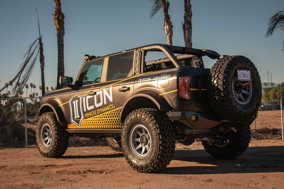 ICON Vehicle Dynamics 44200T - 21-23 BRONCO REAR ADJ TRACK BAR KIT 3