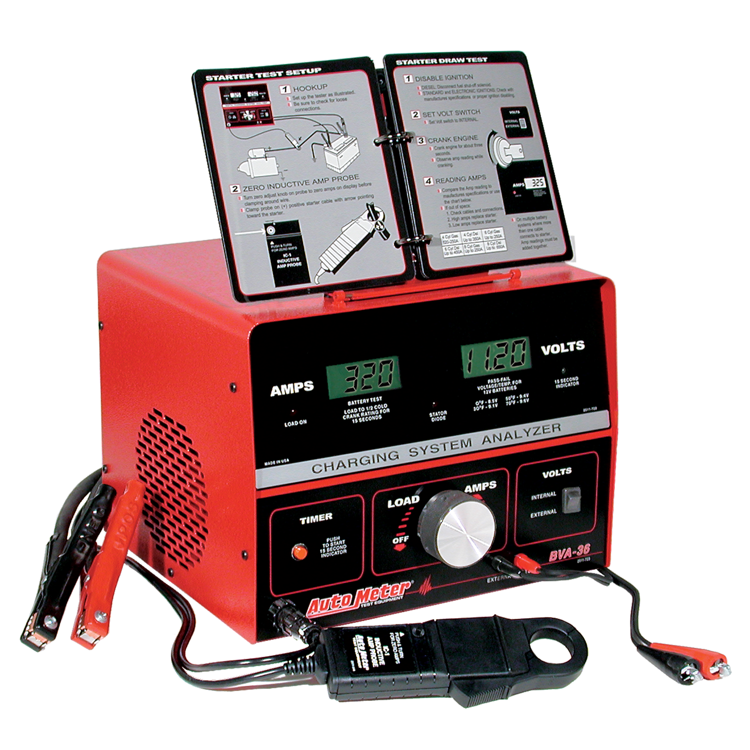 AutoMeter BVA-36/2 - HD CHARGING SYS ANALYZER W/O VER. 2 3