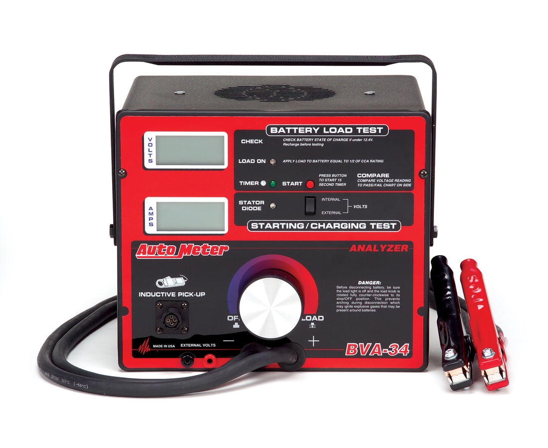 AutoMeter BVA-34 - CHARGING SYSTEM ANALYZER BATTERY TESTER