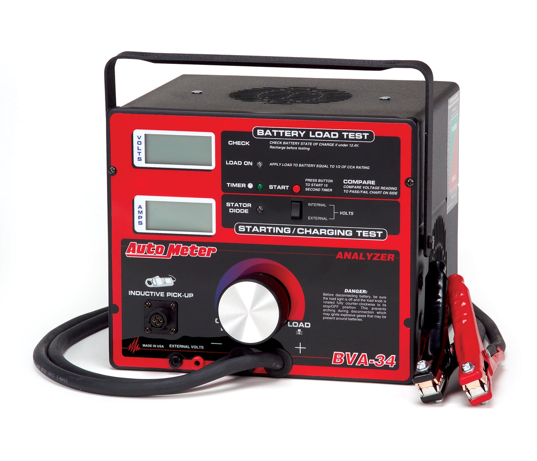 AutoMeter BVA-34 - CHARGING SYSTEM ANALYZER BATTERY TESTER
