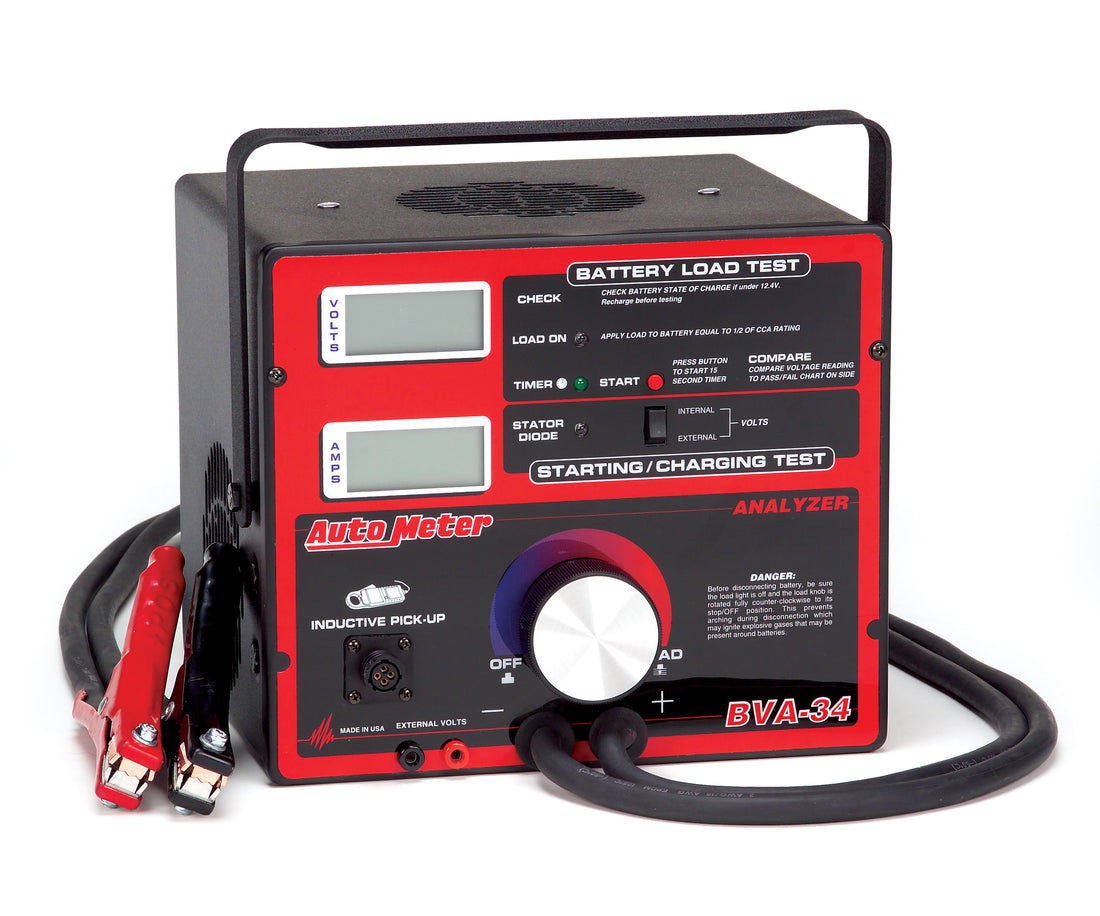 AutoMeter BVA-34 - CHARGING SYSTEM ANALYZER BATTERY TESTER