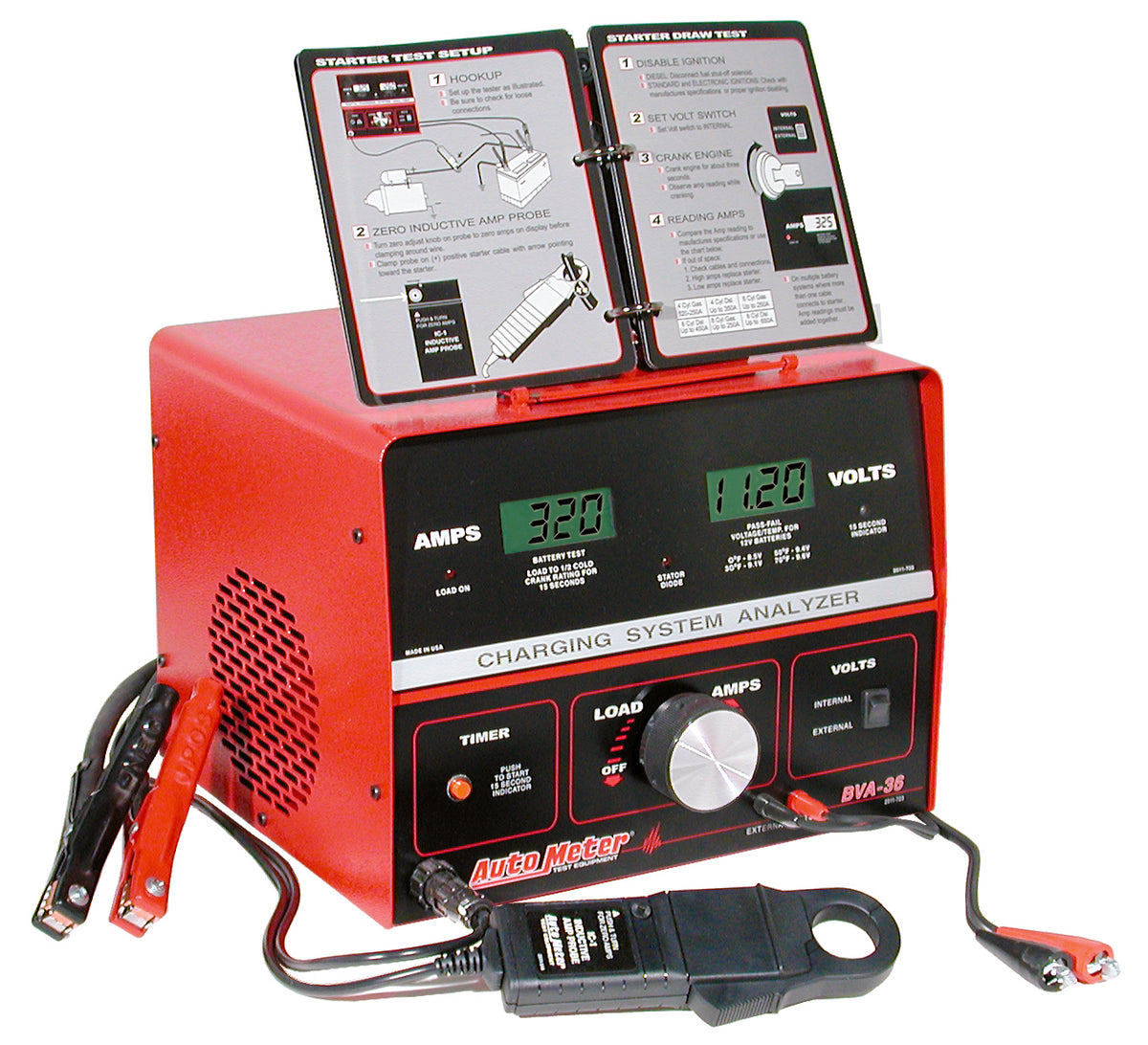 AutoMeter BVA-36/2 - HD CHARGING SYS ANALYZER W/O VER. 2 4