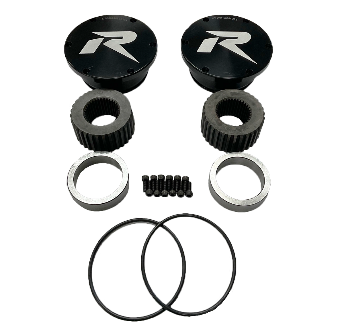 Revolution Gear D60S-Flange-Kit - Dana 60 Super Duty 35 Spline 2005+ Drive Flange Kit Revolution Gear 1