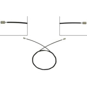 Dorman C93458 1987-1994 Dodge Shadow Parking Brake Cable