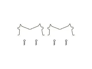 Dorman HW13003 2005-2025 Toyota Tacoma Disc Brake Hardware Kit