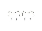 Dorman HW13003 2005-2025 Toyota Tacoma Disc Brake Hardware Kit