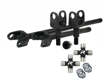Revolution Gear NA Revolution Gear DC-D30-JK-HD - 2007-18 Wrangler JK Dana 30 4340 Chromoly Discovery Series Front Axle Kit HD U-Joints Revolution Gear