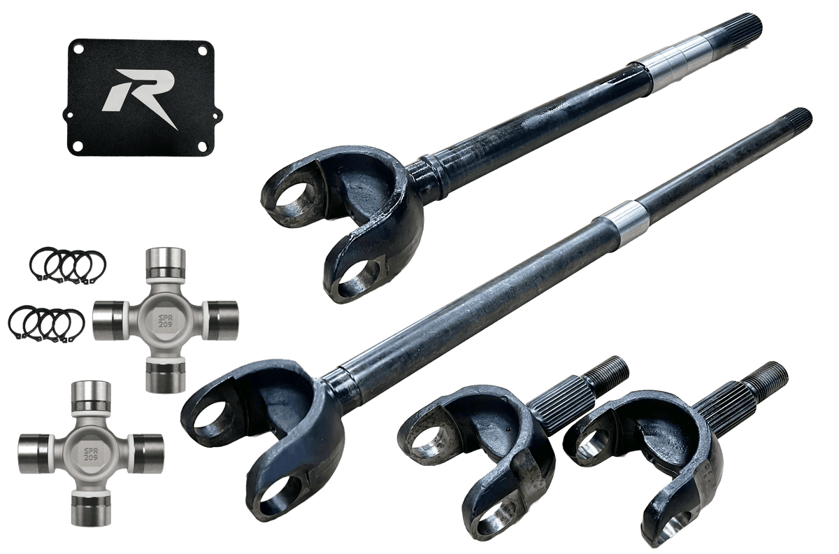 Revolution Gear NA Revolution Gear DC-D44-JLJT-1PC - Jeep Wrangler JL and JT 1-Piece Chromoly Discovery Series Front Axle Kit Revolution Gear