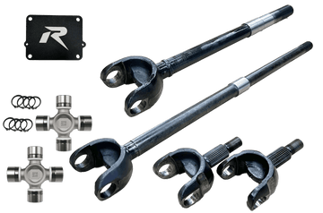 Revolution Gear NA Revolution Gear DC-D44-JLJT-1PC - Jeep Wrangler JL and JT 1-Piece Chromoly Discovery Series Front Axle Kit Revolution Gear