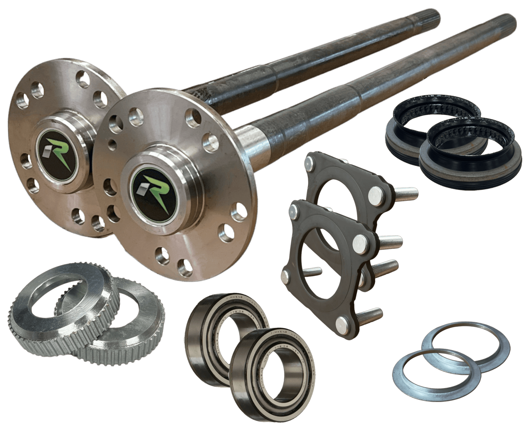 Revolution Gear NA Revolution Gear DC-D44JL-Non-35 - Jeep Wrangler JL Non-Rubicon 35 Spline 4340 Chromoly Rear Axle Kit Revolution Gear
