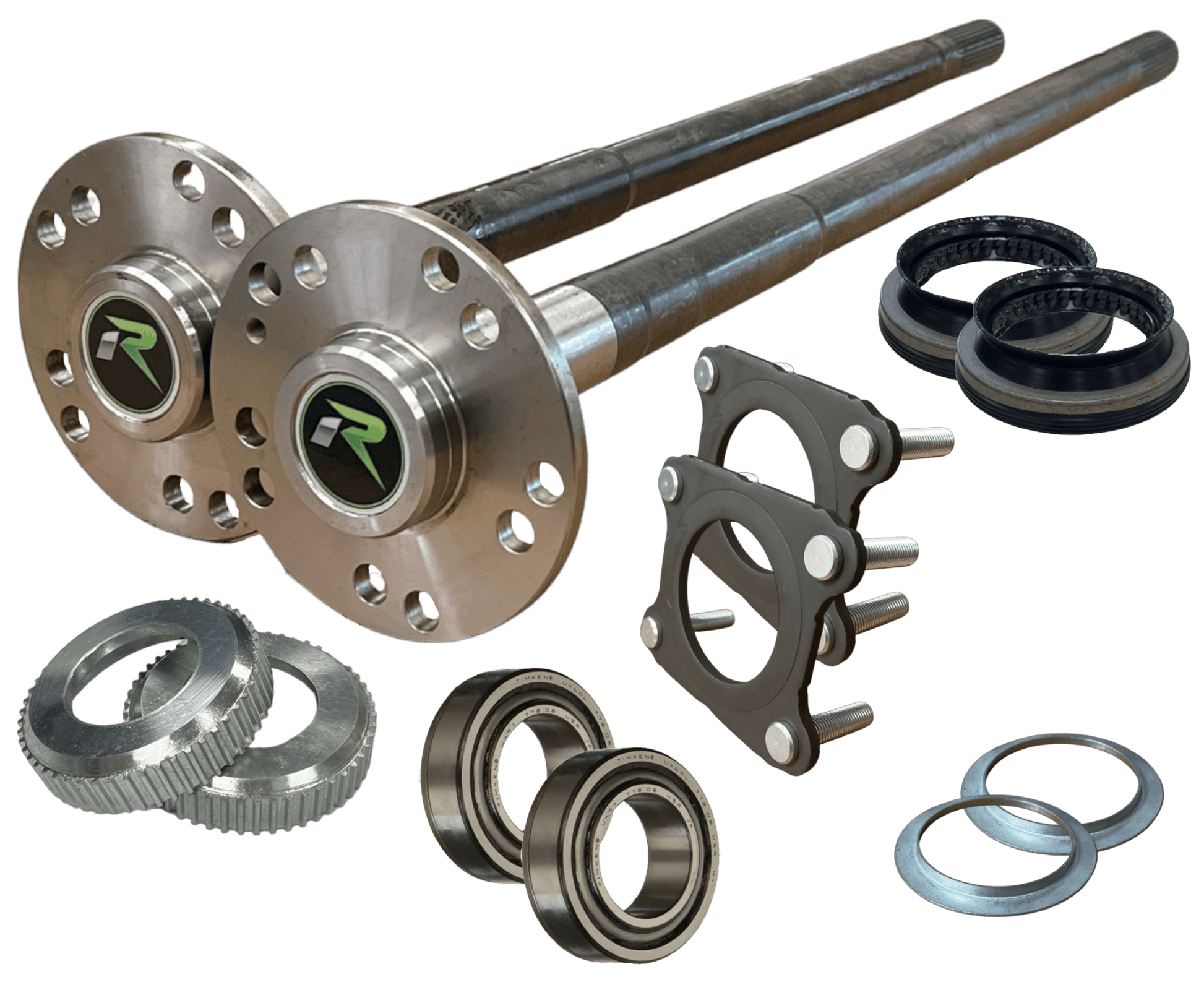 Revolution Gear NA Revolution Gear DC-D44JL-Non-35 - Jeep Wrangler JL Non-Rubicon 35 Spline 4340 Chromoly Rear Axle Kit Revolution Gear
