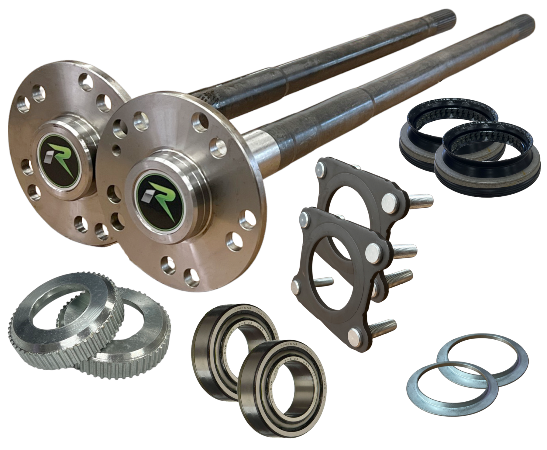 Revolution Gear DC-D44JL-Non - Jeep Wrangler JL Non-Rubicon 4340 Chromoly Discovery Series Rear Axle Kit Revolution Gear 1