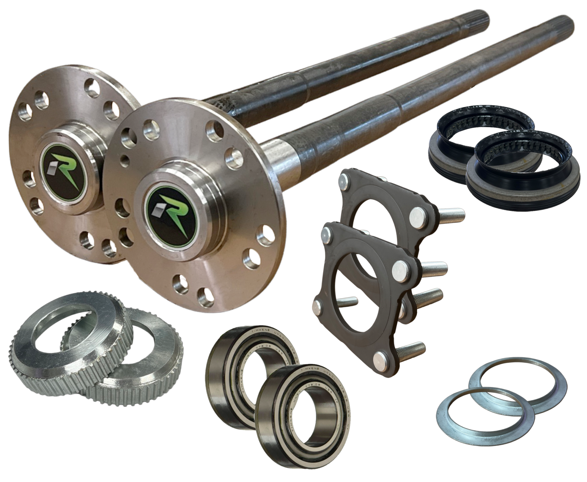 Revolution Gear DC-D44JL-Non - Jeep Wrangler JL Non-Rubicon 4340 Chromoly Discovery Series Rear Axle Kit Revolution Gear 1