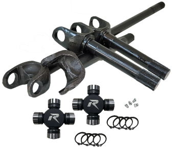 Revolution Gear DC-D60-GM-HD - 1971-91 GM Dana 60 4340 Chromoly Discovery Series Front Axle Kit, 35 Spline, HD U-Joints Revolution Gear