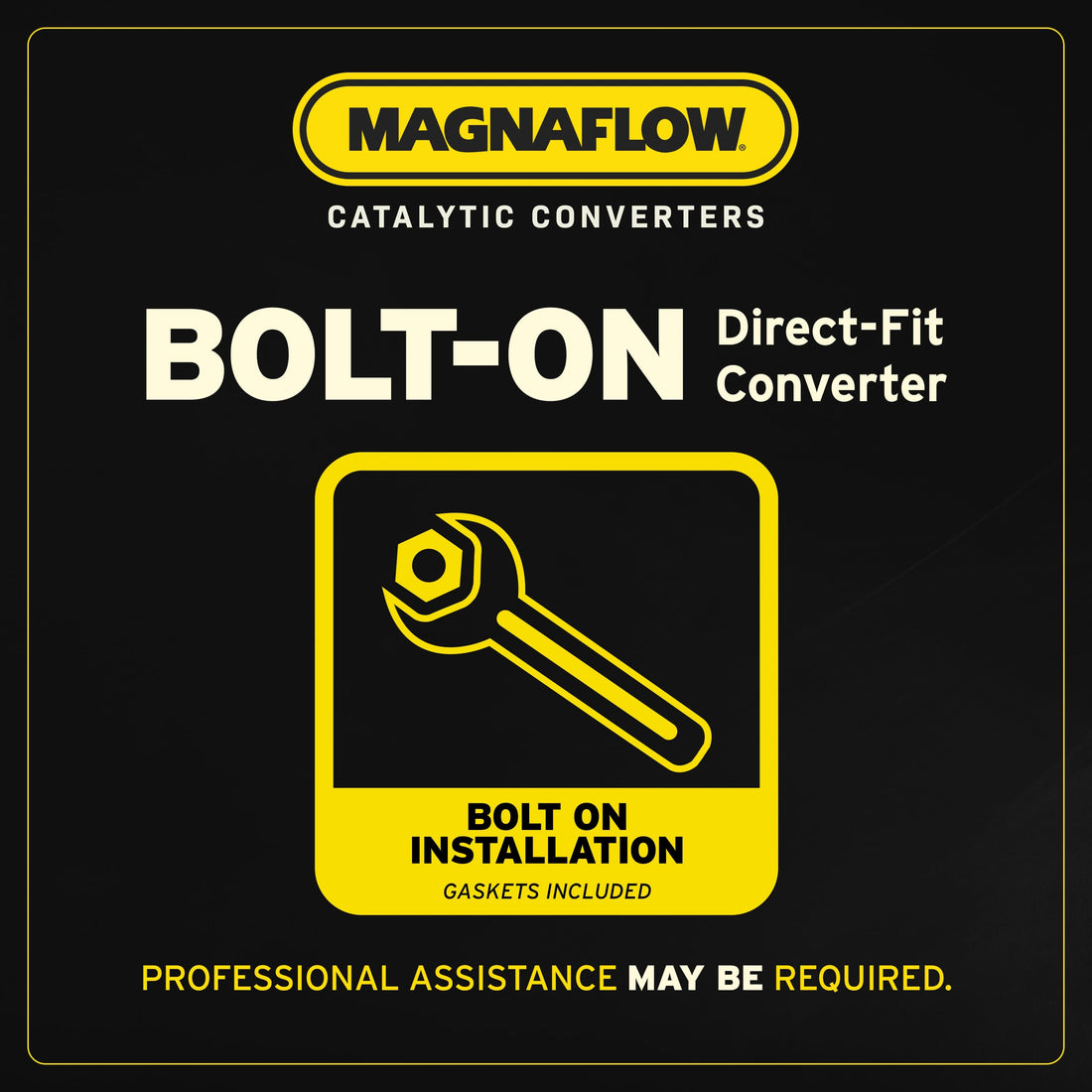MagnaFlow Exhaust MagnaFlow Exhaust Products 23869 - Standard Grade Direct-Fit Catalytic Converter