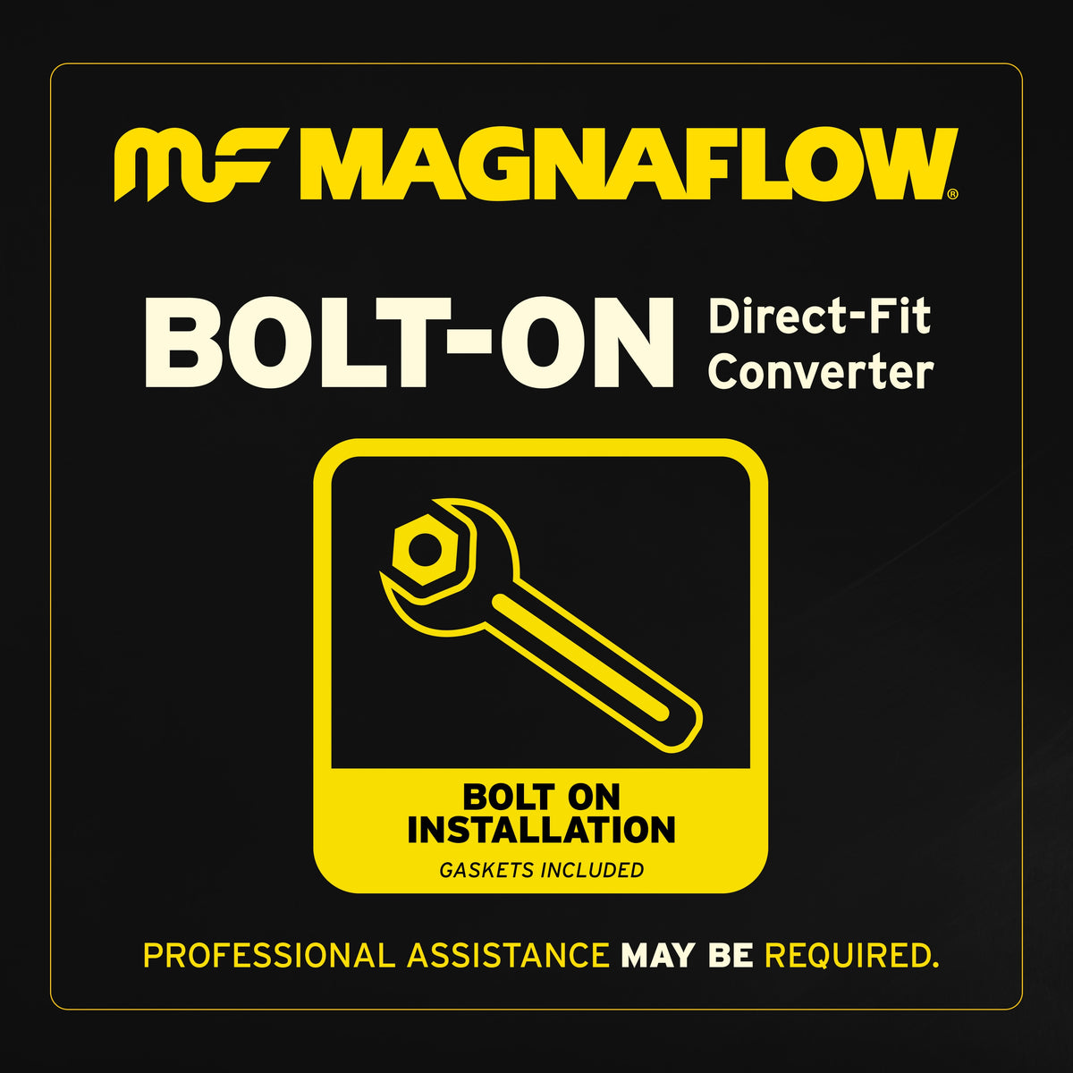 MagnaFlow Exhaust Products 23869 - Standard Grade Direct-Fit Catalytic Converter 1
